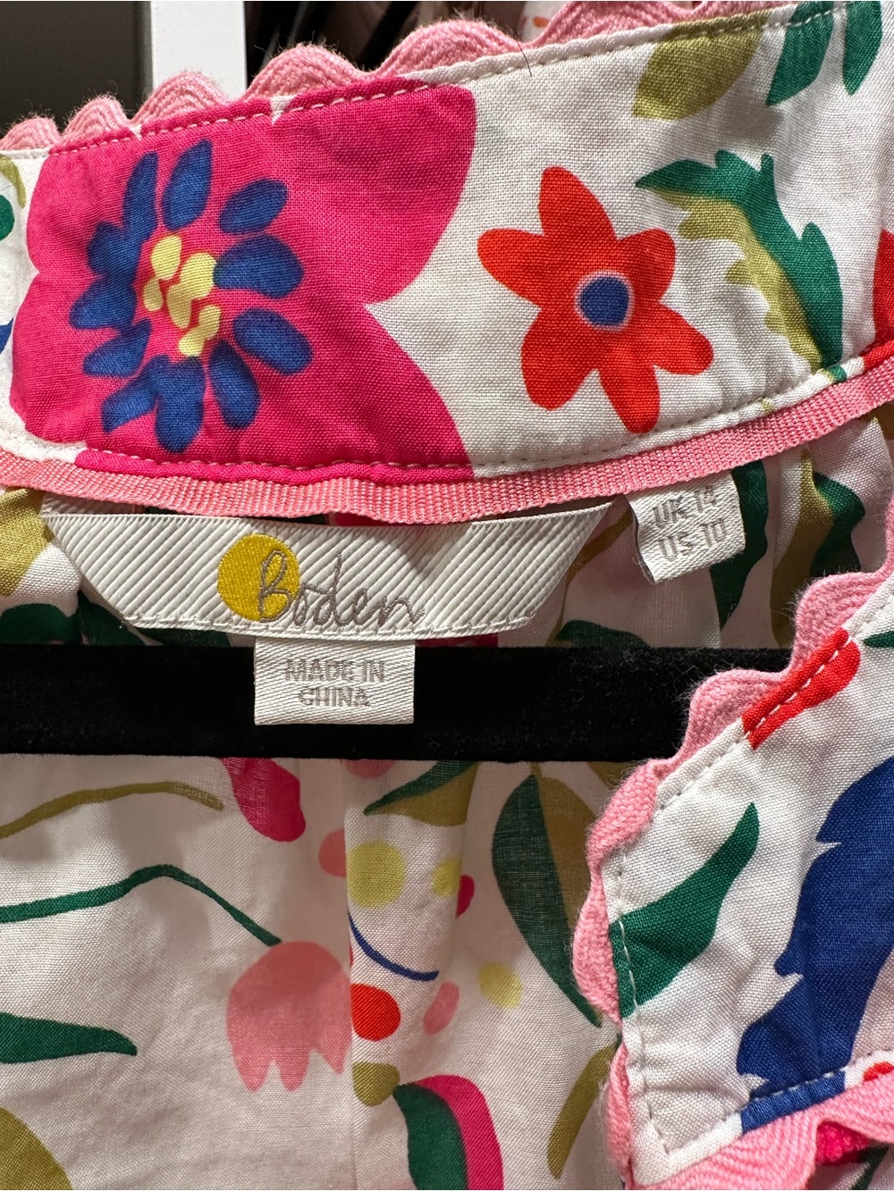 Boden Floral Sleeveless Blouse - Picture 5 of 7